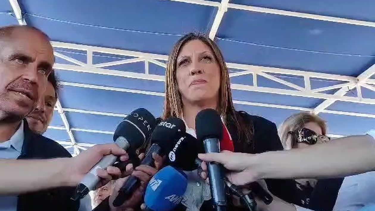 Η δήλωση της Ζωής Κωνσταντοπούλου στο μνημείο των θυμάτων των Τεμπών