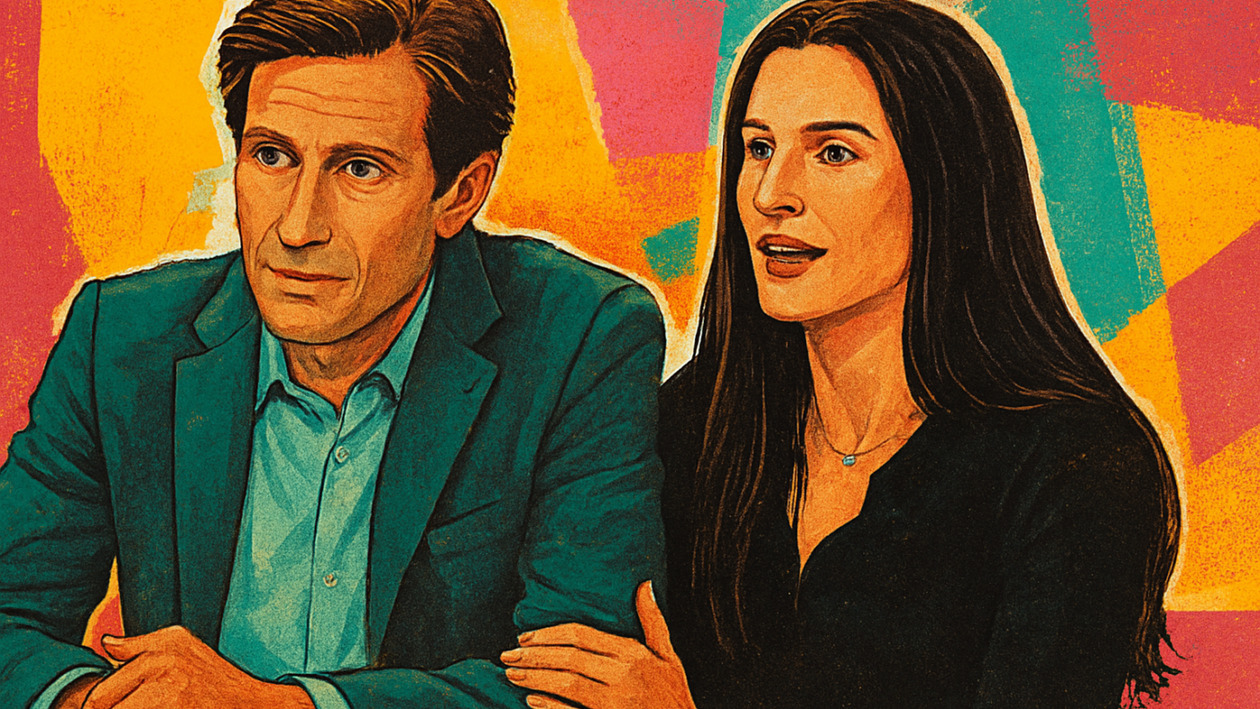 Η Γη της Ελιάς: Η Ισμήνη κρατά το παιδί και πιάνει τον Κωνσταντίνο με τη Φρύνη