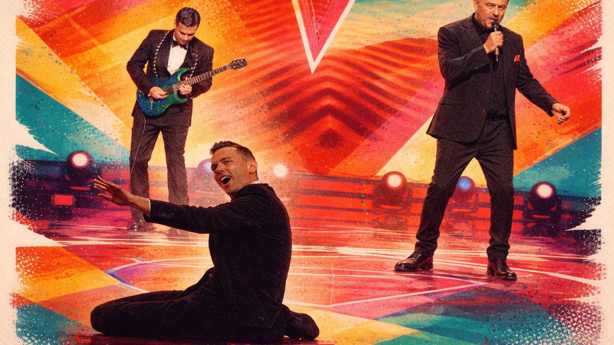 The Voice: Το ατύχημα του Γιώργου Καπουτζίδη στο ρεβεγιόν – Η ατάκα για το σκισμένο παντελόνι