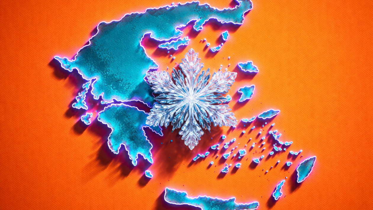 Λευκή Πρωτοχρονιά στο Αιγαίο: Χιόνια σε Λήμνο, Λέσβο και Κυκλάδες