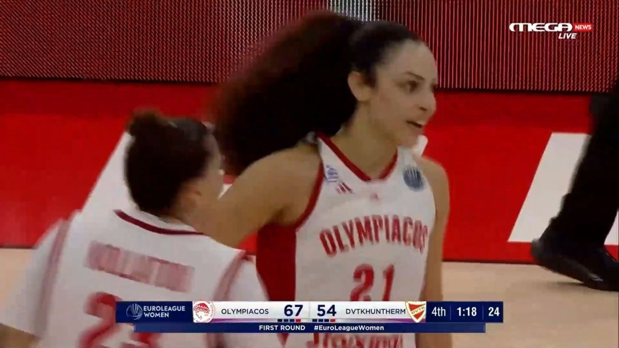 Η πρώτη νίκη του Ολυμπιακού στη EuroLeague μετά τον Ιανουάριο του 2023 με πρωταγωνίστρια τη Χριστινάκη