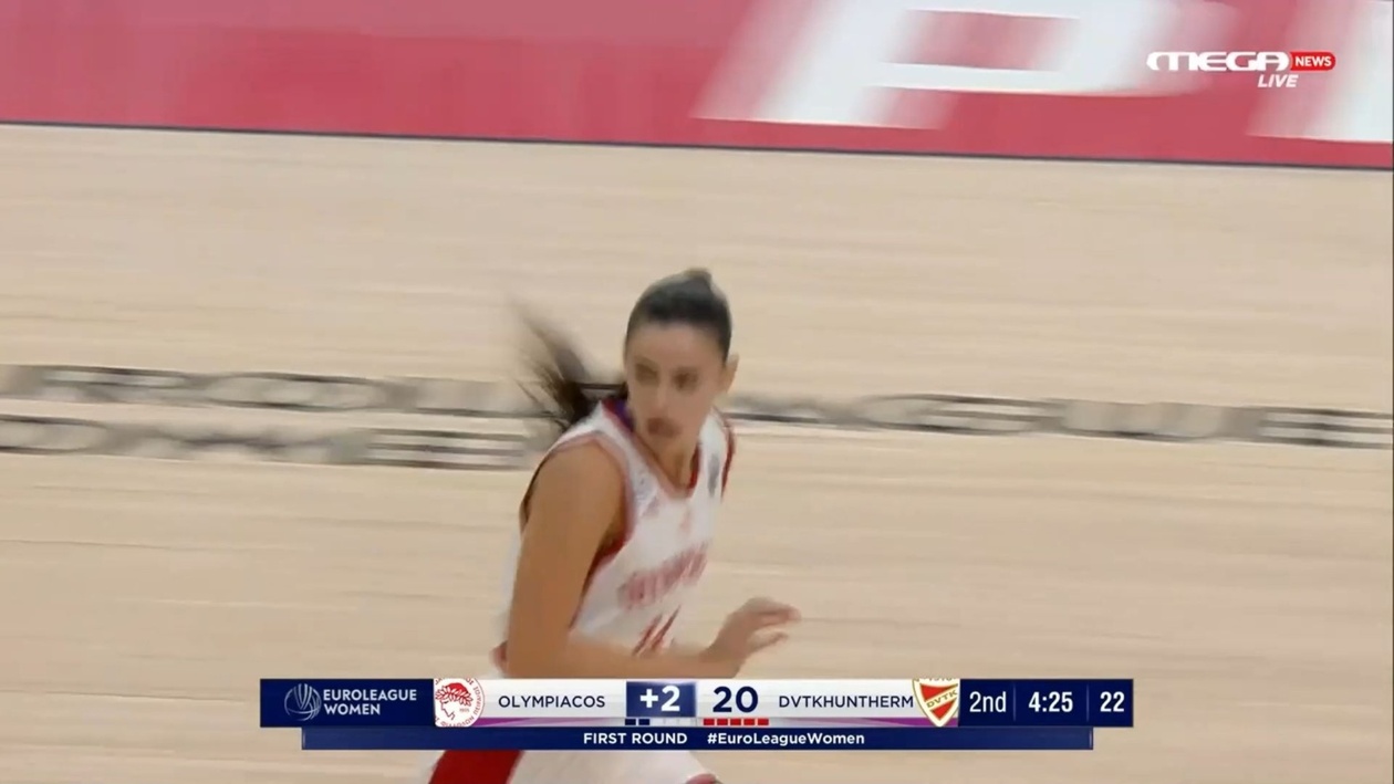 Ο Ολυμπιακός απέκτησε προβάδισμα επτά πόντων με Χριστινάκη και Καρλαύτη