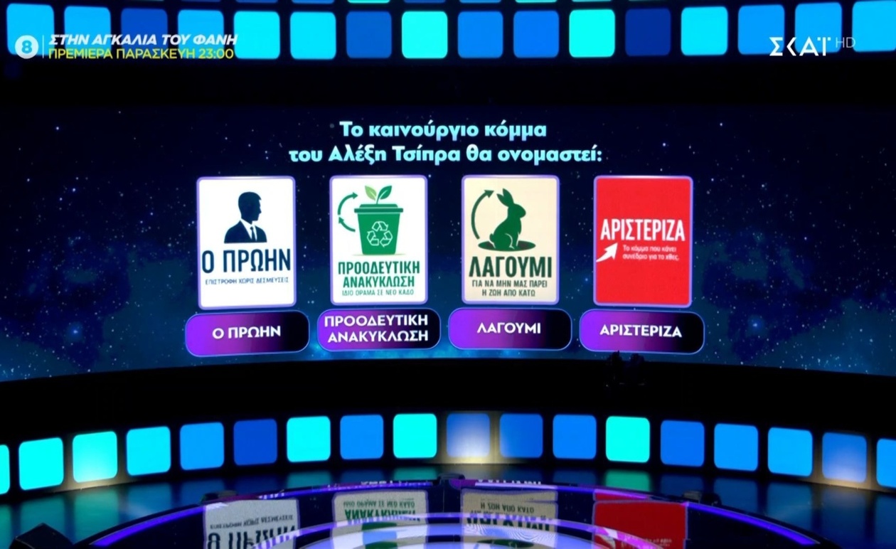 Ο νέος προβληματισμός για το όνομα του κόμματος του Αλέξη Τσίπρα