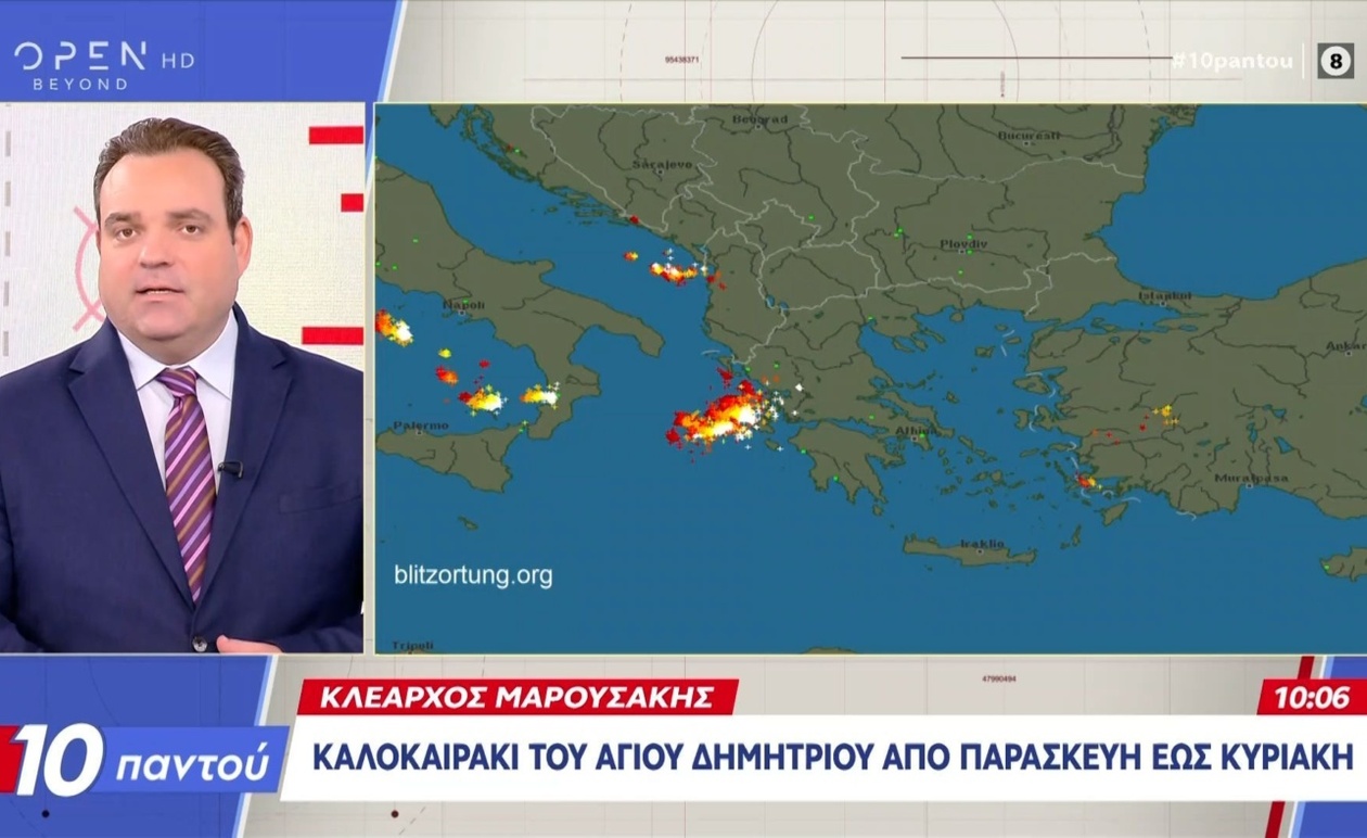 «Καλοκαιράκι του Αγίου Δημητρίου»: Ο Κλέαρχος Μαρουσάκης αναλύει την ανατροπή του καιρού