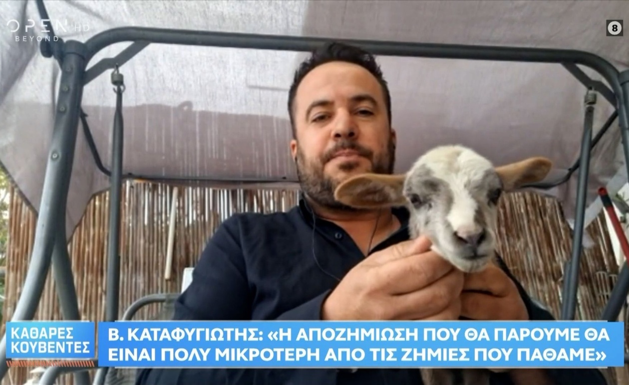 Ο Β. Καταφυγιώτης για τις αποζημιώσεις και τις απώλειες στην κτηνοτροφία