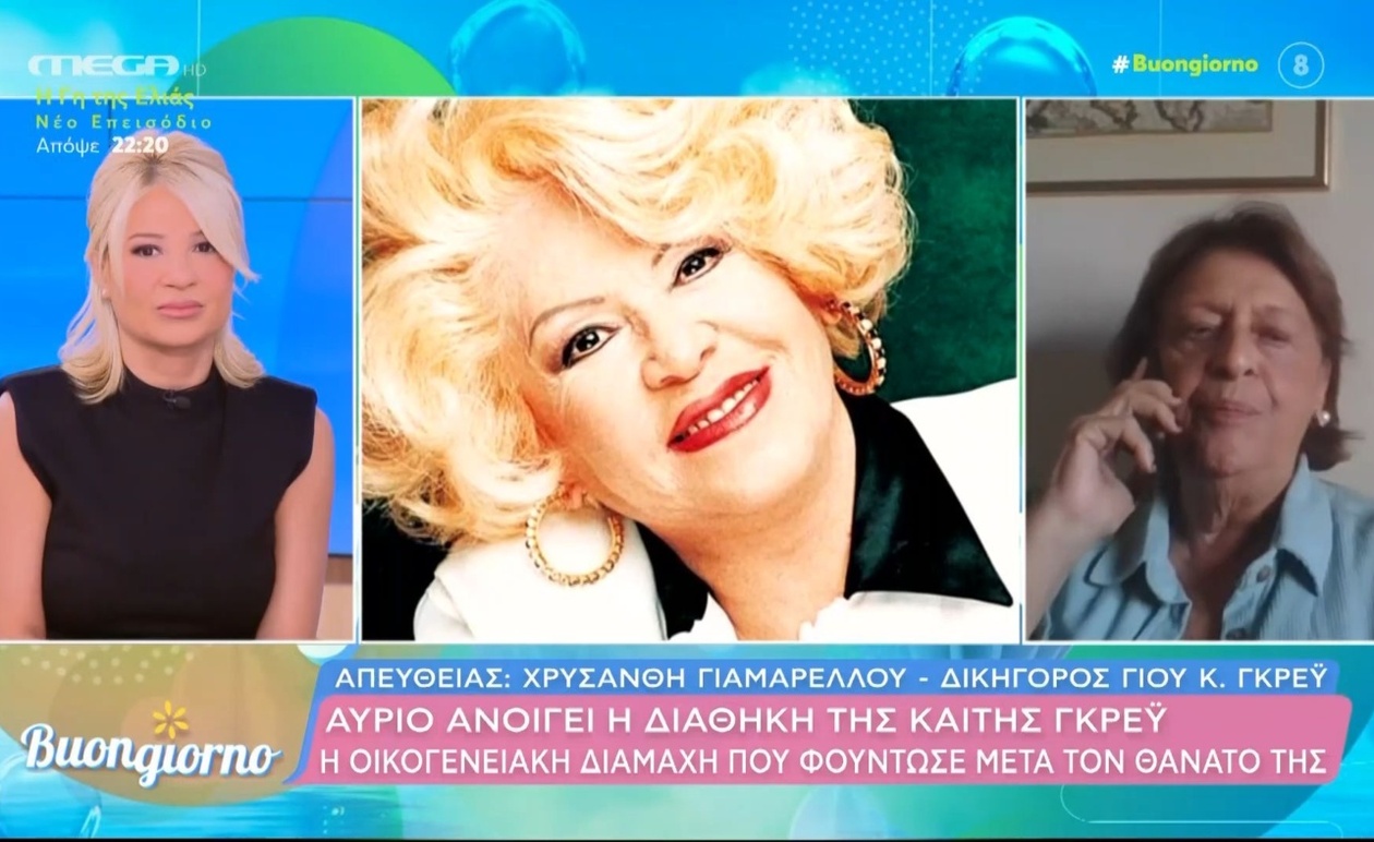 Η Διαθήκη της Καίτης Γκρέυ Ανοίγει Εν Μέσω Οικογενειακής Έντασης