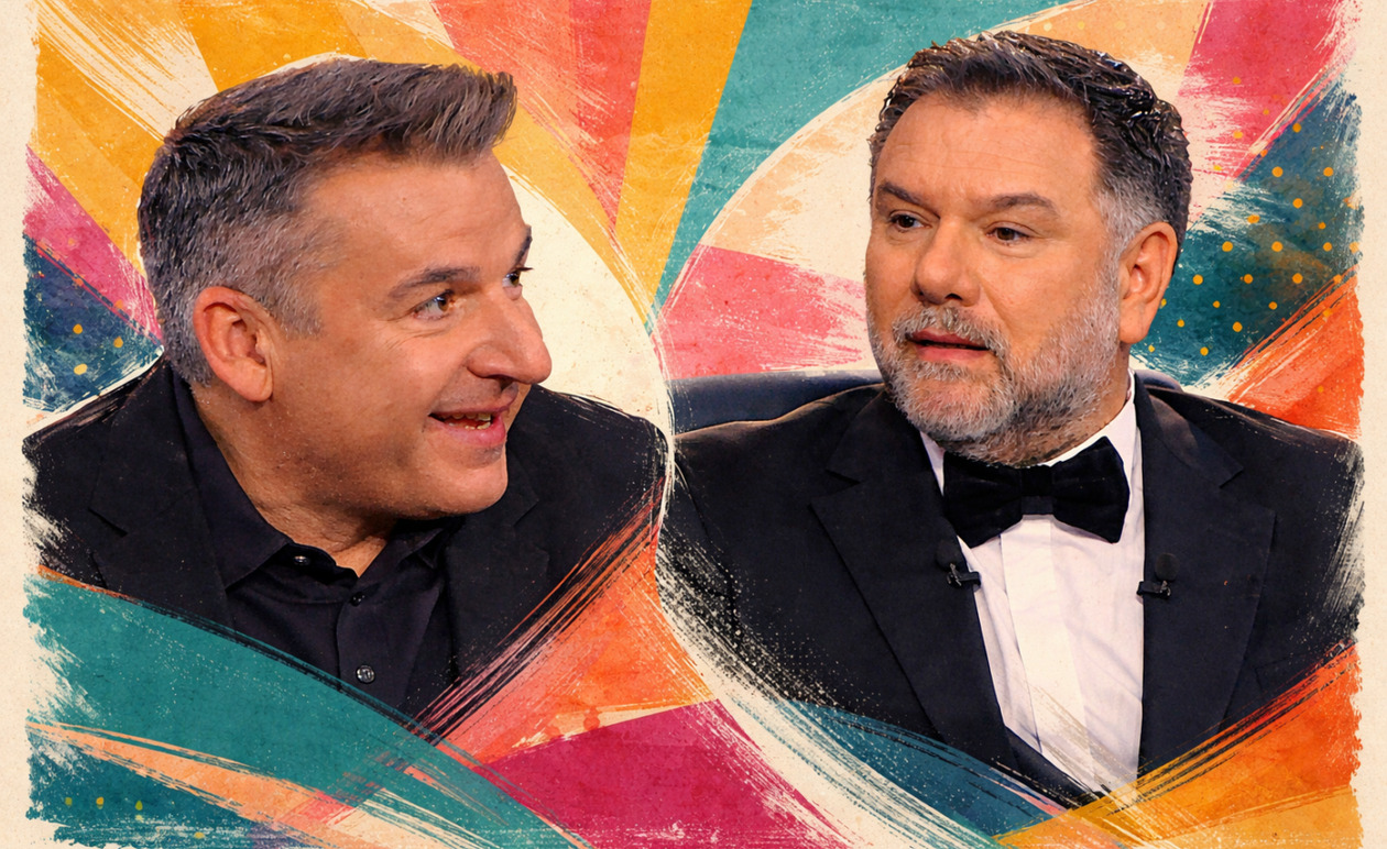 Γιώργος Λιάγκας και Γρηγόρης Αρναούτογλου: Η τηλεοπτική συνάντηση μετά από 10 χρόνια στον ΑΝΤ1