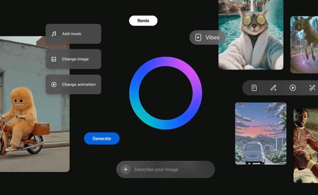 Η Meta φέρνει το Vibes στην Ευρώπη για δημιουργία βίντεο με τεχνητή νοημοσύνη