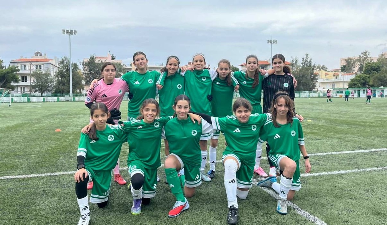 Παναθηναϊκός: «Δύο στα δύο» για τις Ακαδημίες ποδοσφαίρου Κοριτσιών