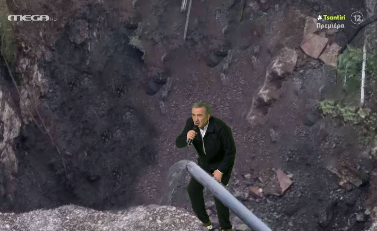 Ο Ευαγγελάτος εναντίον Λαζόπουλου σε τηλεοπτικό στιγμιότυπο