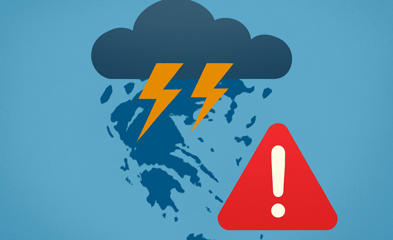 ΕΜΥ: Ένταση καταιγίδων σε δυτική Ελλάδα έως Σάββατο