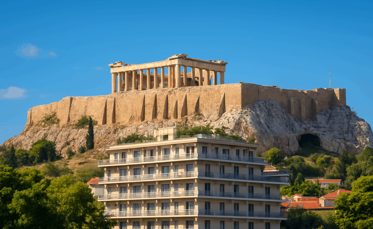 Ξενοδοχείο κοντά στην Ακρόπολη της Αθήνας: αποζημίωση και πιθανή διαγραφή προστίμων
