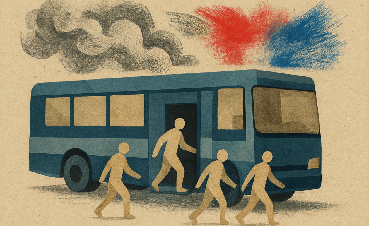 Φωτιά σε λεωφορείο του ΟΑΣΘ στη Θεσσαλονίκη: Άμεση εκκένωση στην Εγνατία