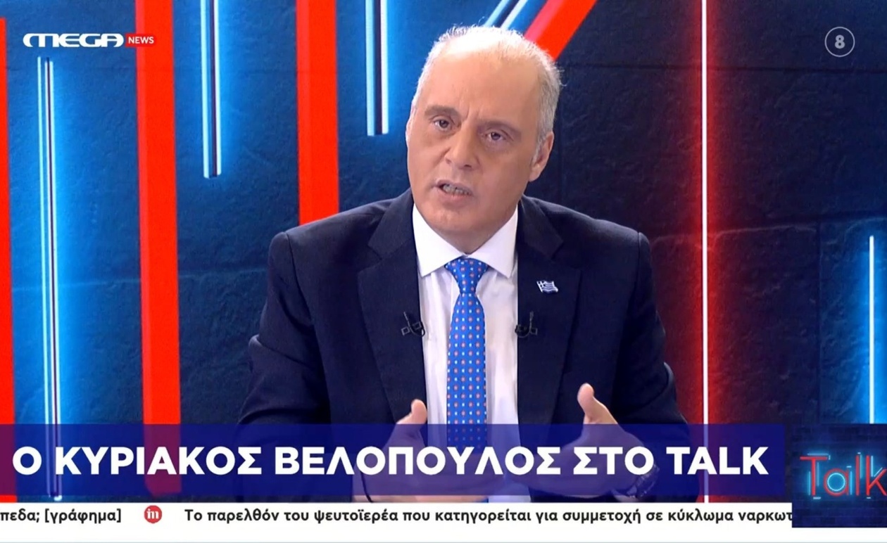 Ο Κυριάκος Βελόπουλος στο Mega News Talk