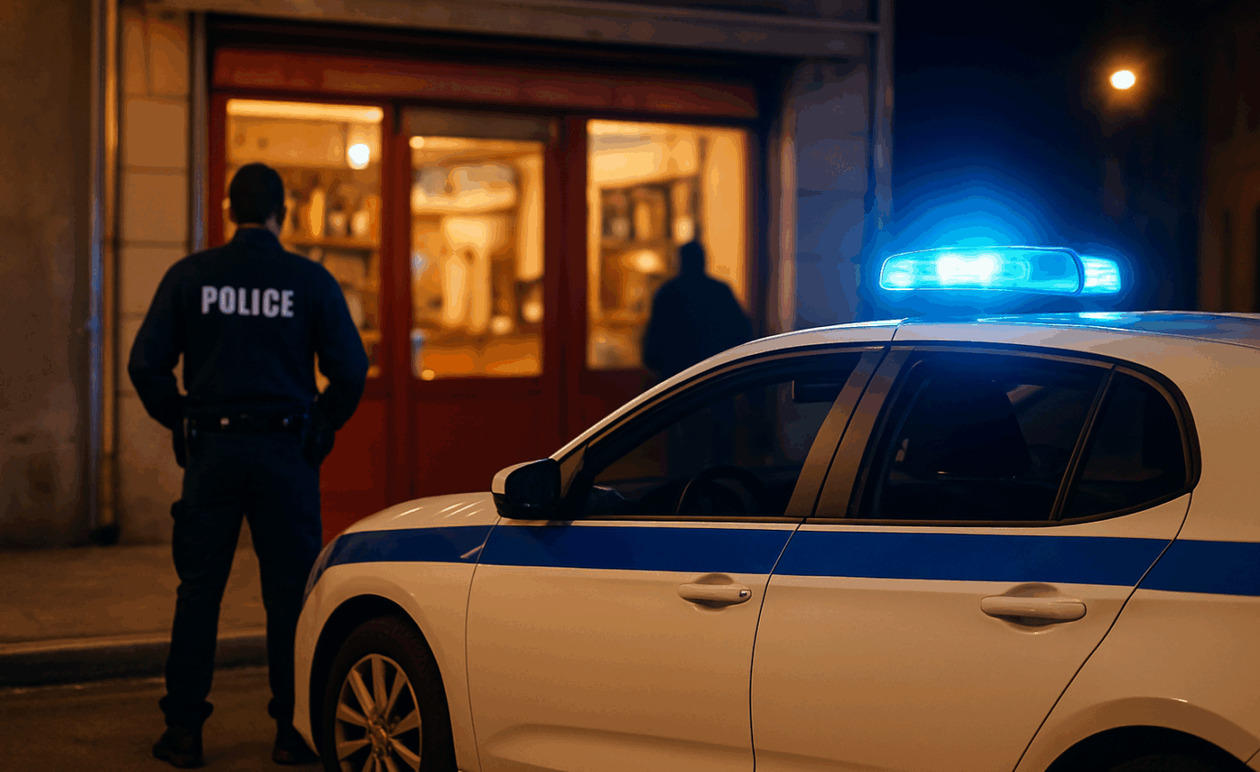 Νυχτερινή αστυνομική επιχείρηση στα Τρίκαλα