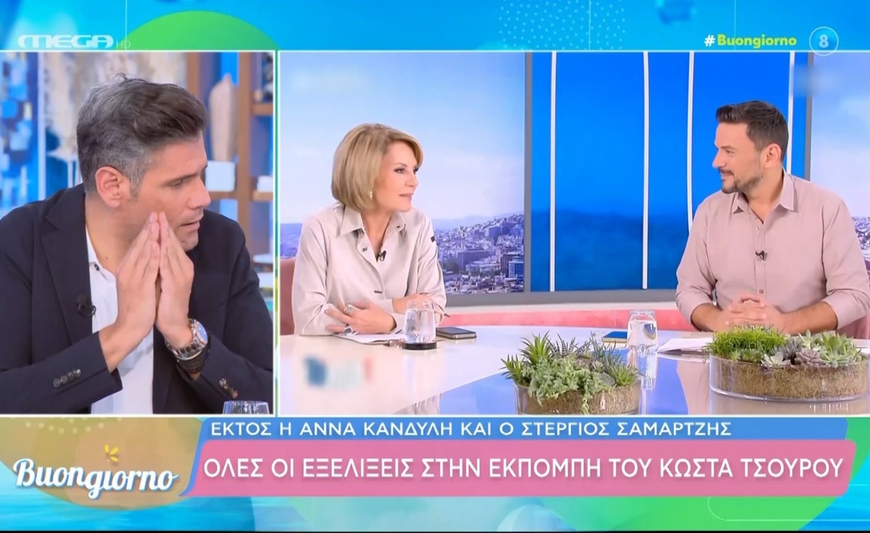 Αναδιάταξη στο πρόγραμμα του Κώστα Τσουρού — Α. Κανδύλη και Στέλιος Σαμαρτζής αποχωρούν