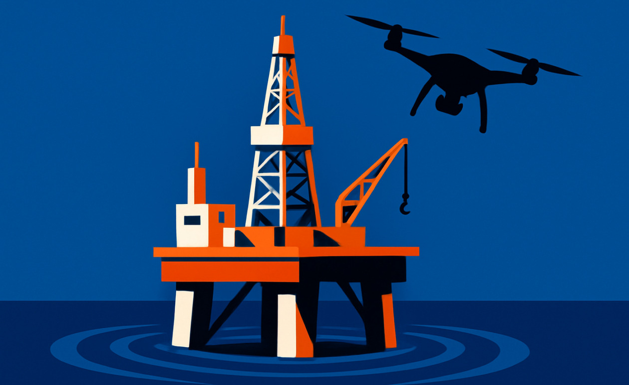 Ουκρανία: Πλήγμα με drones σε πετρελαϊκή εξέδρα της Lukoil και ρωσικό περιπολικό στην Κασπία