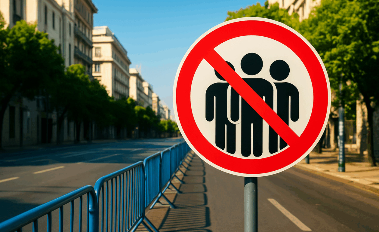 Απαγόρευση Συγκεντρώσεων σε Αθήνα, Φιλοθέη και Χαλάνδρι Αύριο Λόγω Επίσκεψης Ζελένσκι