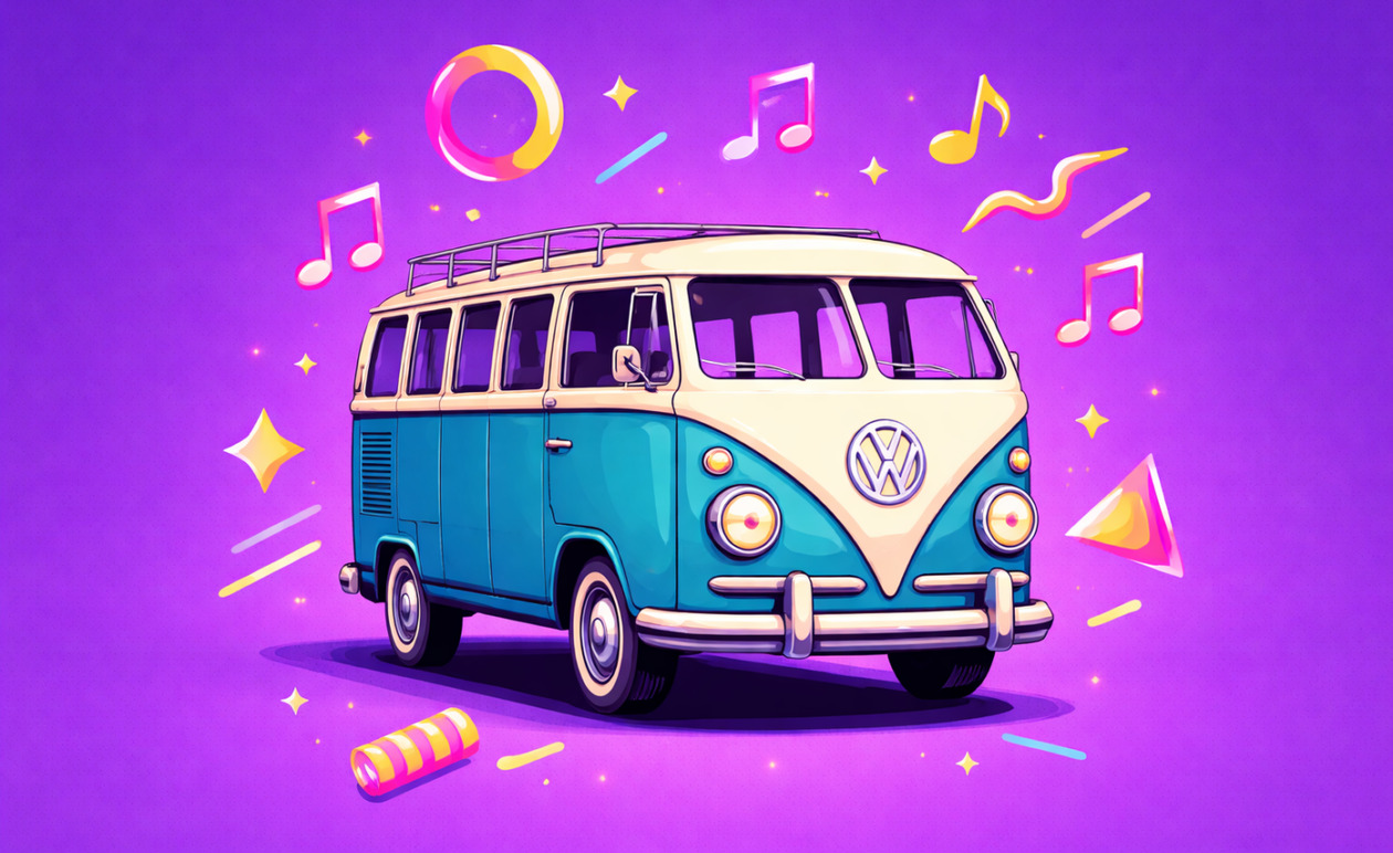 Χάρις Αλεξίου: Τα ξεχωριστά γενέθλια στη Χαλκίδα με ένα ρετρό λεωφορείο