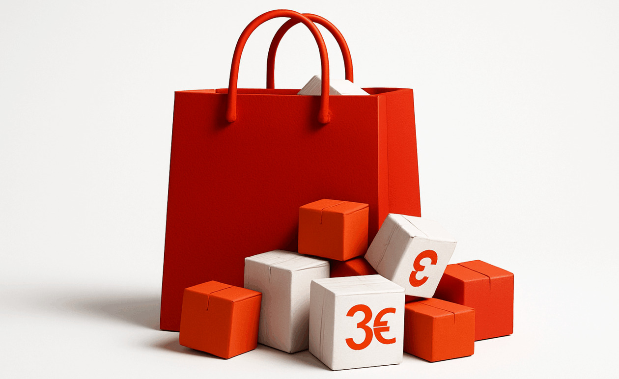 Η ΕΕ επιβάλλει χαράτσι 3 ευρώ στα μικροδέματα από Temu και Shein