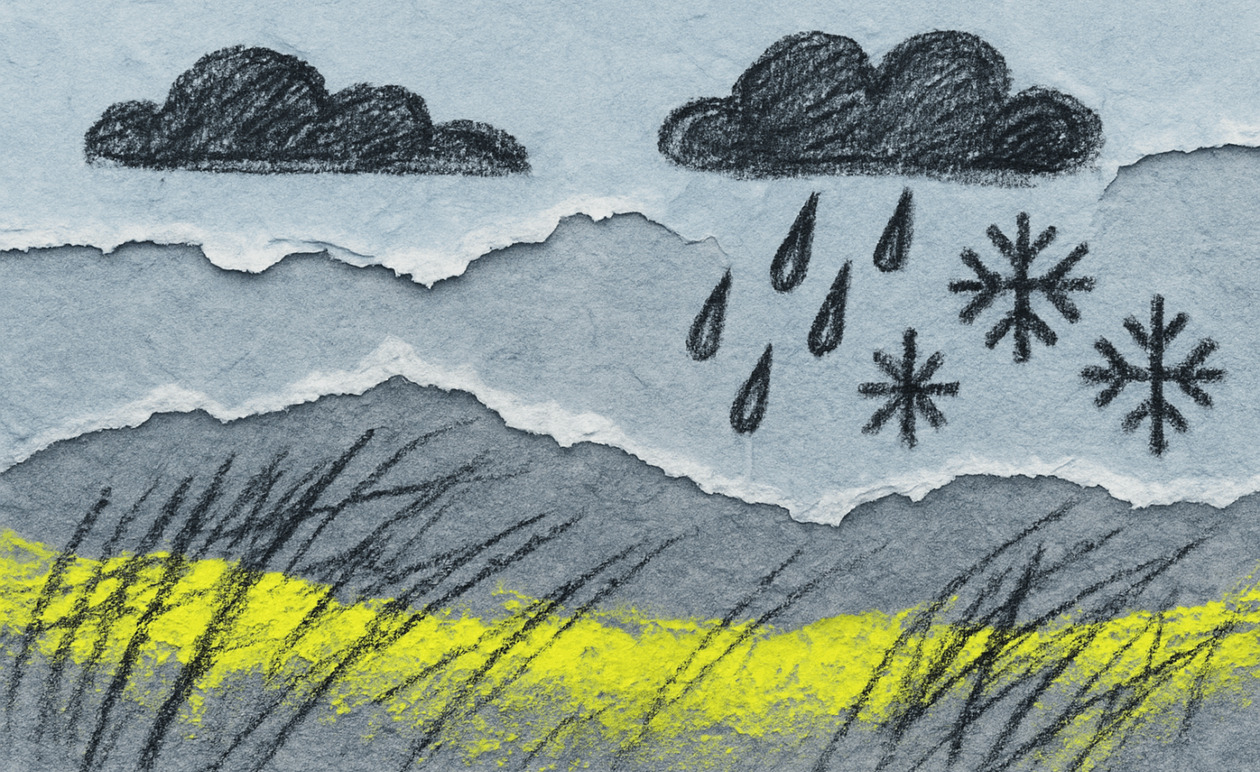 Καιρός: Πτώση θερμοκρασίας, βροχές και χιόνια σήμερα Δευτέρα 8 Δεκεμβρίου