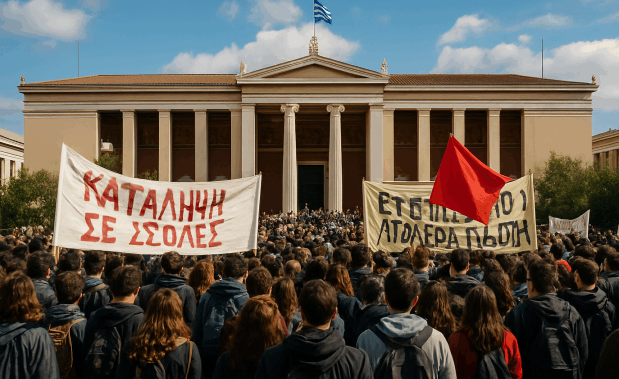 Κατάληψη στο Εθνικό Μετσόβιο Πολυτεχνείο ενόψει πανεκπαιδευτικών συλλαλητηρίων σε όλη τη χώρα