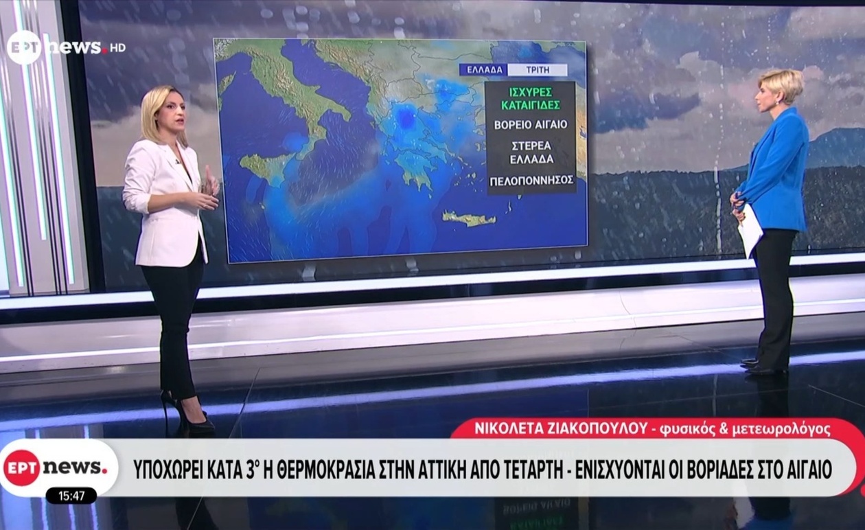 Ασταθής καιρός με βροχές σε πολλές περιοχές