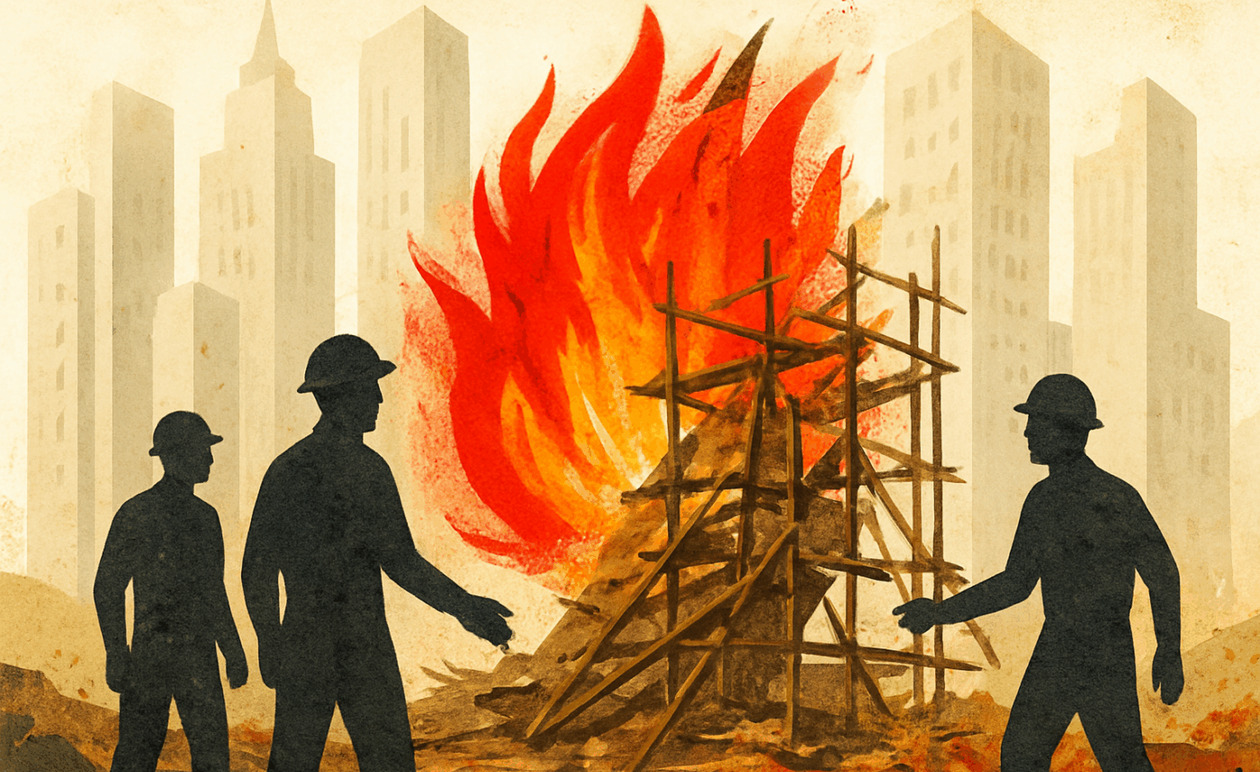 Η φονική πυρκαγιά στο Χονγκ Κονγκ αναδεικνύει τους κινδύνους της σκαλωσιάς από μπαμπού