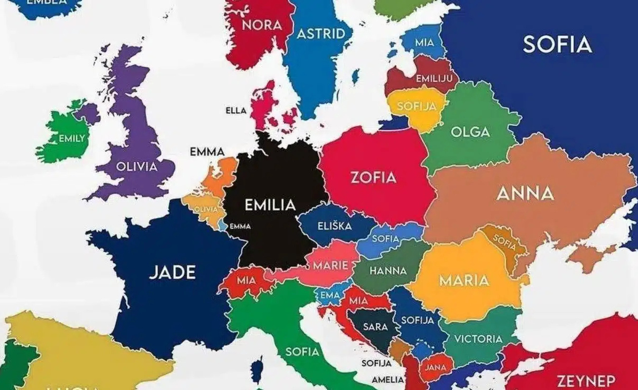 Τα πιο δημοφιλή ονόματα κοριτσιών στην Ευρώπη – Ποιο όνομα κυριαρχεί στην Ελλάδα