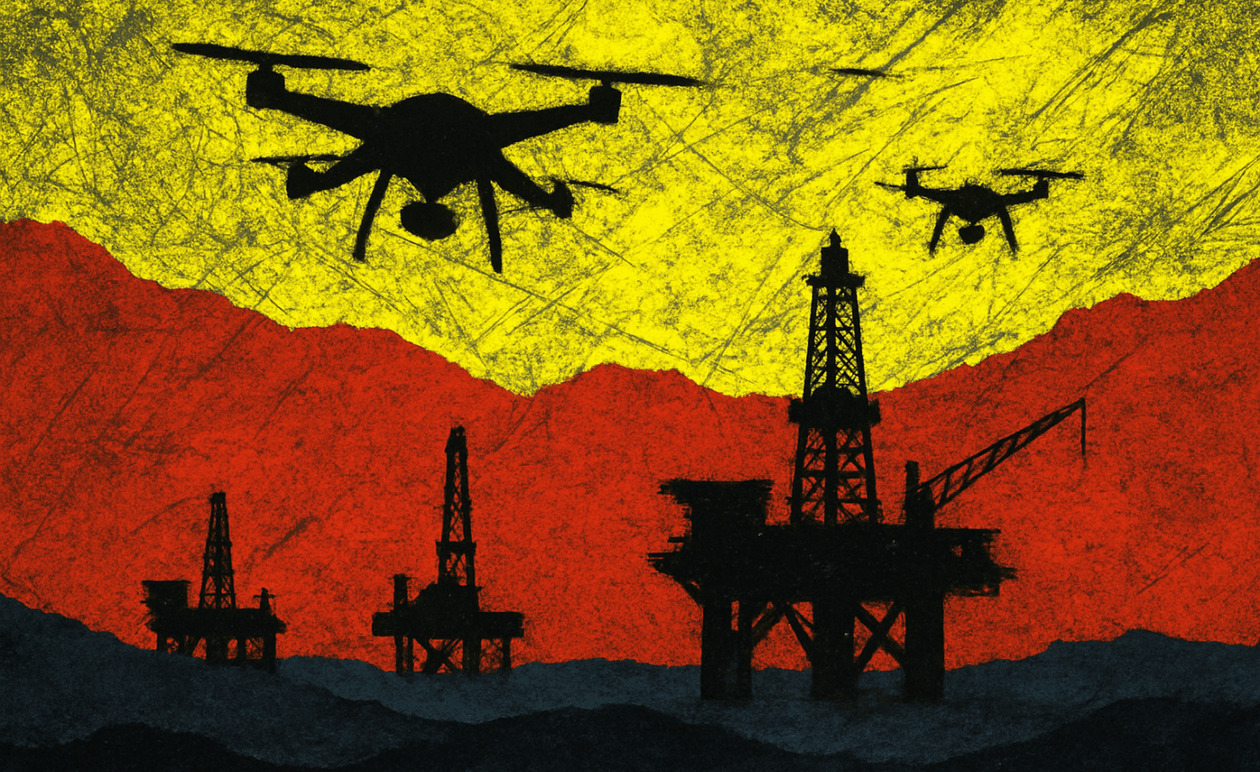 Ουκρανία: Πλήγμα με drones σε ρωσική πλατφόρμα πετρελαίου στην Κασπία Θάλασσα