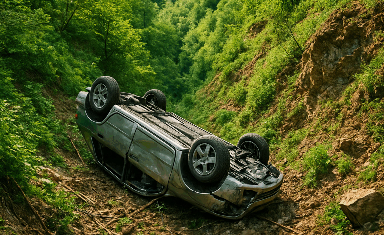 Ροδόπη: Ένας Νεκρός Από Πτώση Αυτοκινήτου Με Μετανάστες Σε Χαράδρα