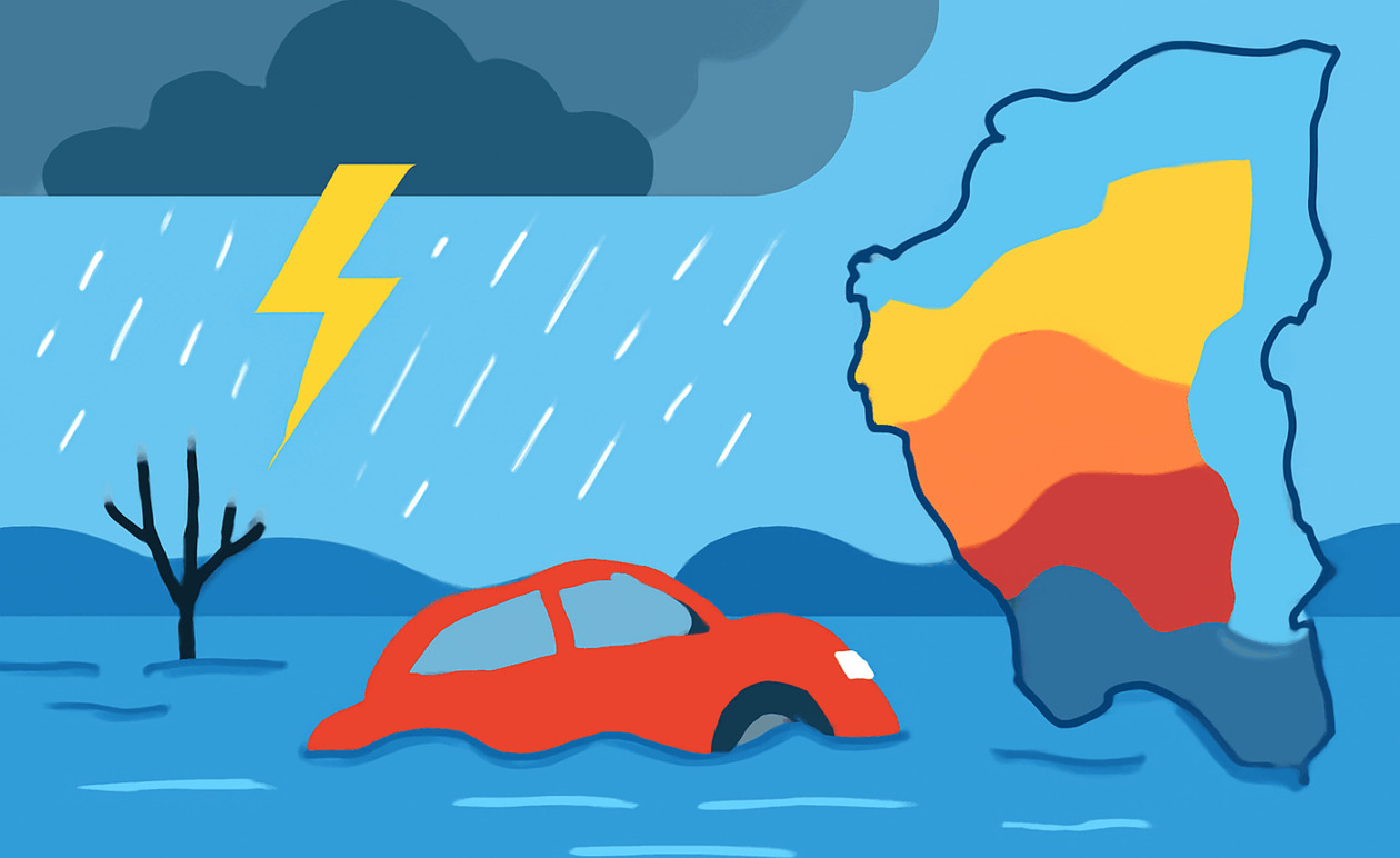 Κακοκαιρία: Πλημμύρες και κατολίσθηση στην Κέρκυρα, πότε υποχωρούν τα φαινόμενα