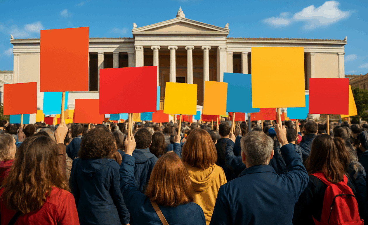 Πανεκπαιδευτικό συλλαλητήριο στα Προπύλαια — οι ομοσπονδίες εκπαιδευτικών καλούν σε συμμετοχή