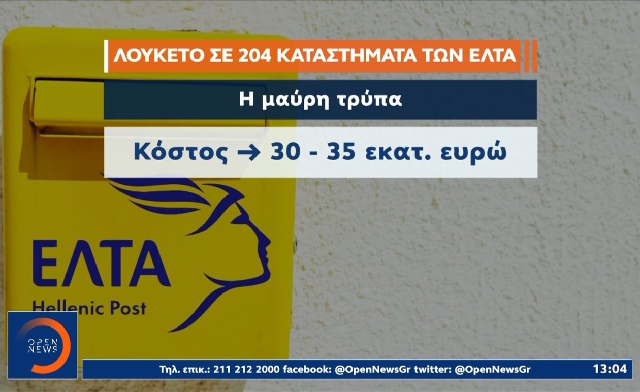Τα ΕΛΤΑ κλείνουν 204 υποκαταστήματα — κόστος διατήρησης 35–37 εκατ. ευρώ ετησίως