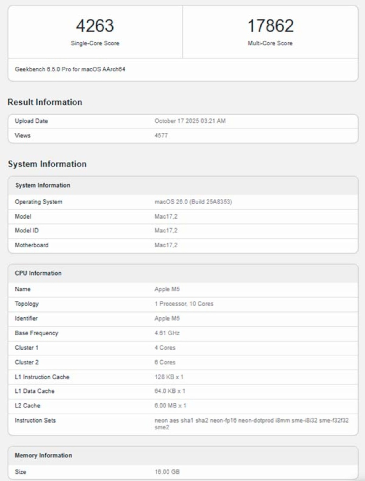 Αποκαλύπτεται η αδιαμφισβήτητη ισχύς του νέου MacBook Pro με τον επεξεργαστή M5