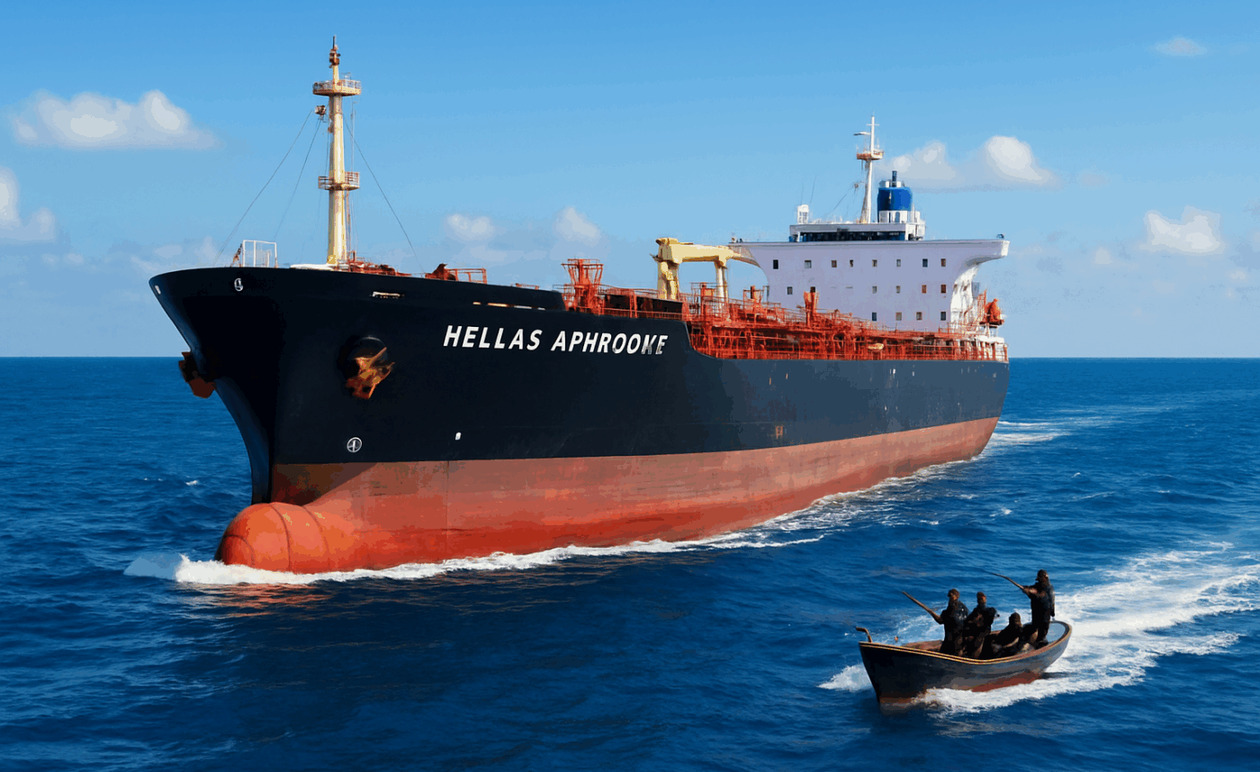 Ελληνικό τάνκερ δέχθηκε επίθεση από πειρατές στα νερά της Σομαλίας