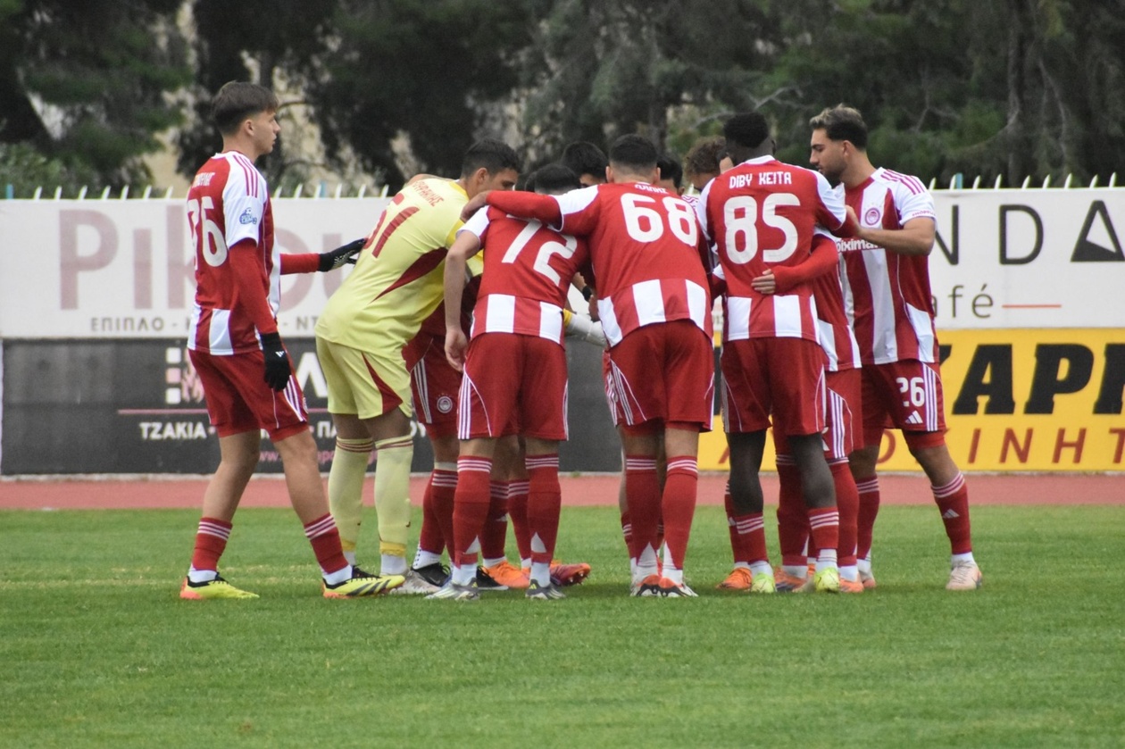 Ολυμπιακός Κ23: Μεγάλη ανατροπή στο Άργος και άλμα στην πρώτη τετράδα της βαθμολογίας