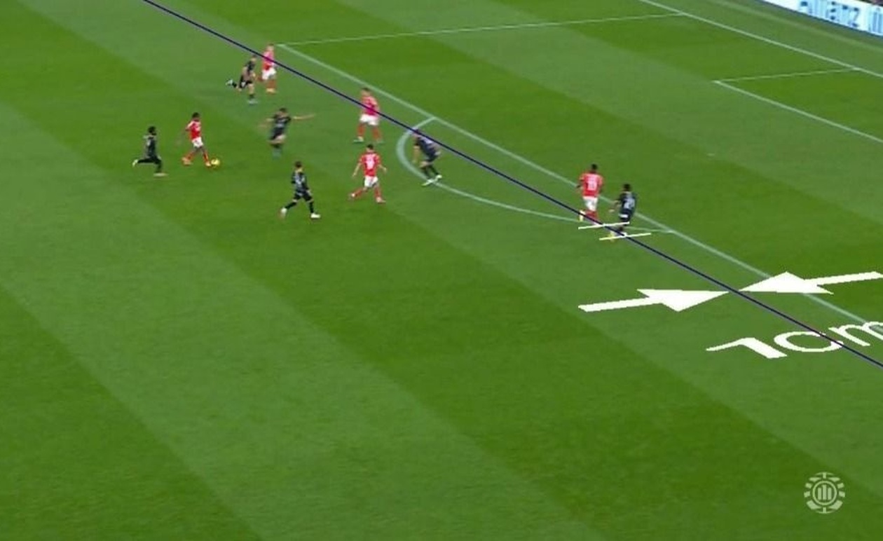 Το γκολ που ακυρώθηκε για ένα εκατοστό στο Μπενφίκα Τοντέλα