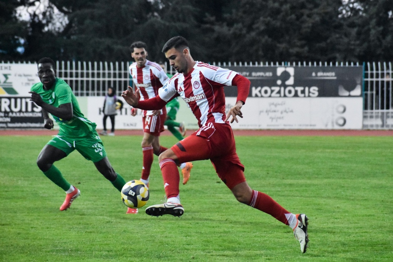 Ολυμπιακός Κ23: Μεγάλη ανατροπή στο Άργος και άλμα στην πρώτη τετράδα της βαθμολογίας