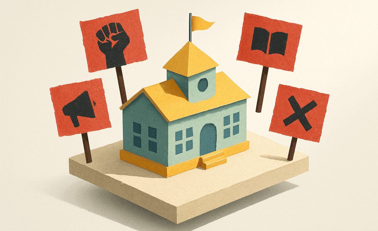 Συγκέντρωση στα Πετράλωνα κατά της μετατροπής σχολείων σε Ωνάσεια και Πειραματικά