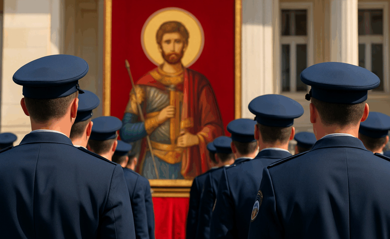 Ο εορτασμός της ημέρας της αστυνομίας στο Νότιο Αιγαίο