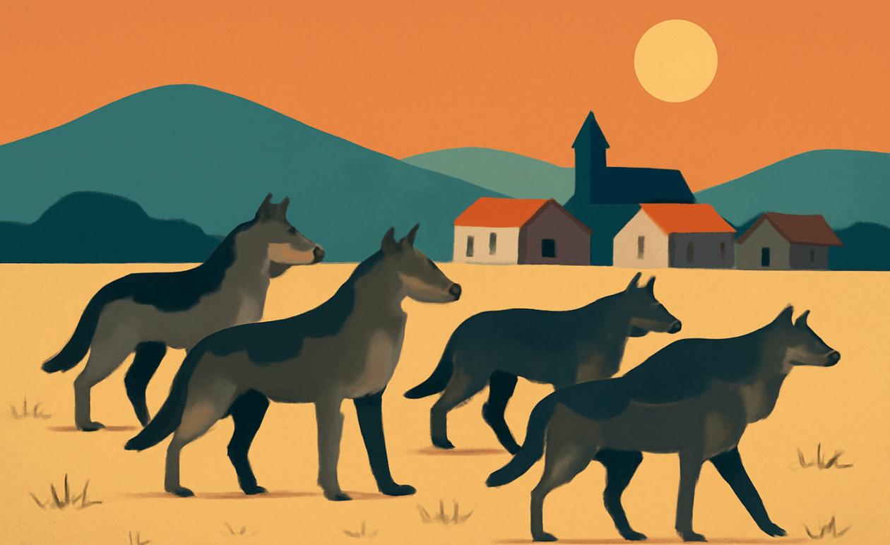 Χαλκιδική: Αγέλη λύκων έξω από χωριό ανησυχεί τους κατοίκους