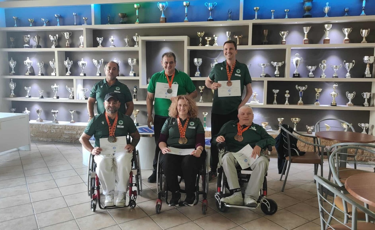 Η ομάδα σκοποβολής ΑμεΑ του Παναθηναϊκού κατέκτησε μετάλλια στην Ελευσίνα