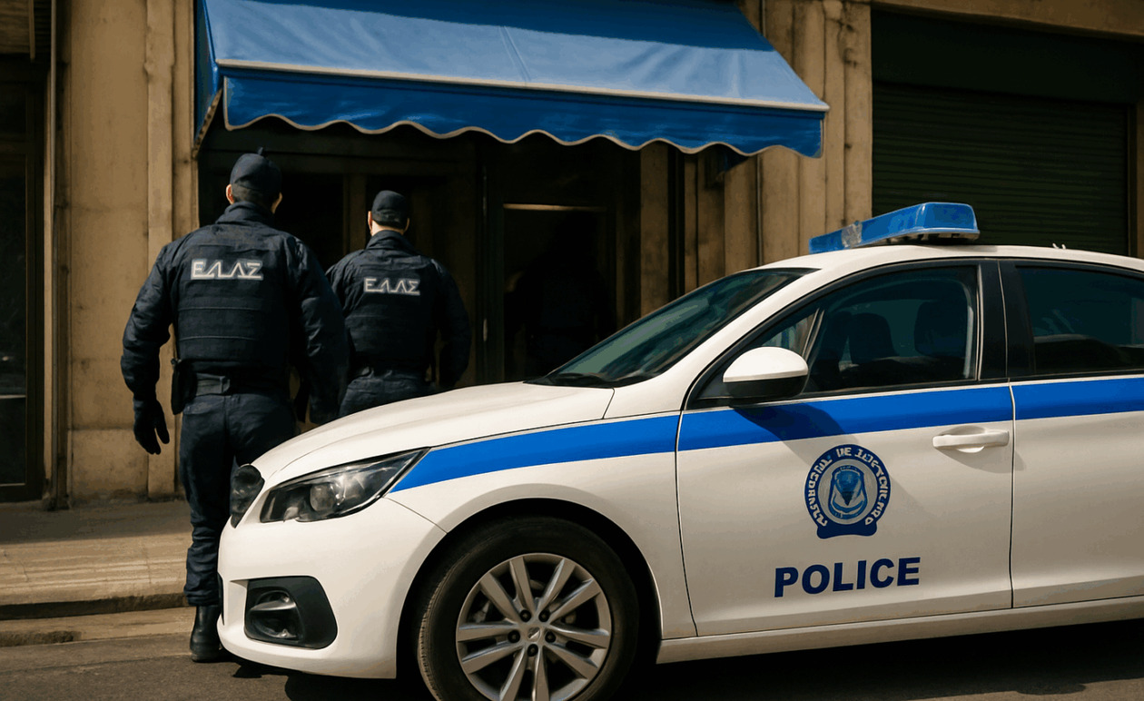 Έφοδος της ΕΛ.ΑΣ. σε καταστήματα στην Αθήνα για το διπλό φονικό στη Φοινικούντα