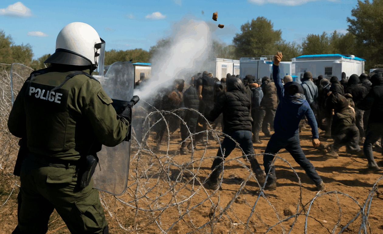Επεισόδια σε δομή μεταναστών στις Σέρρες