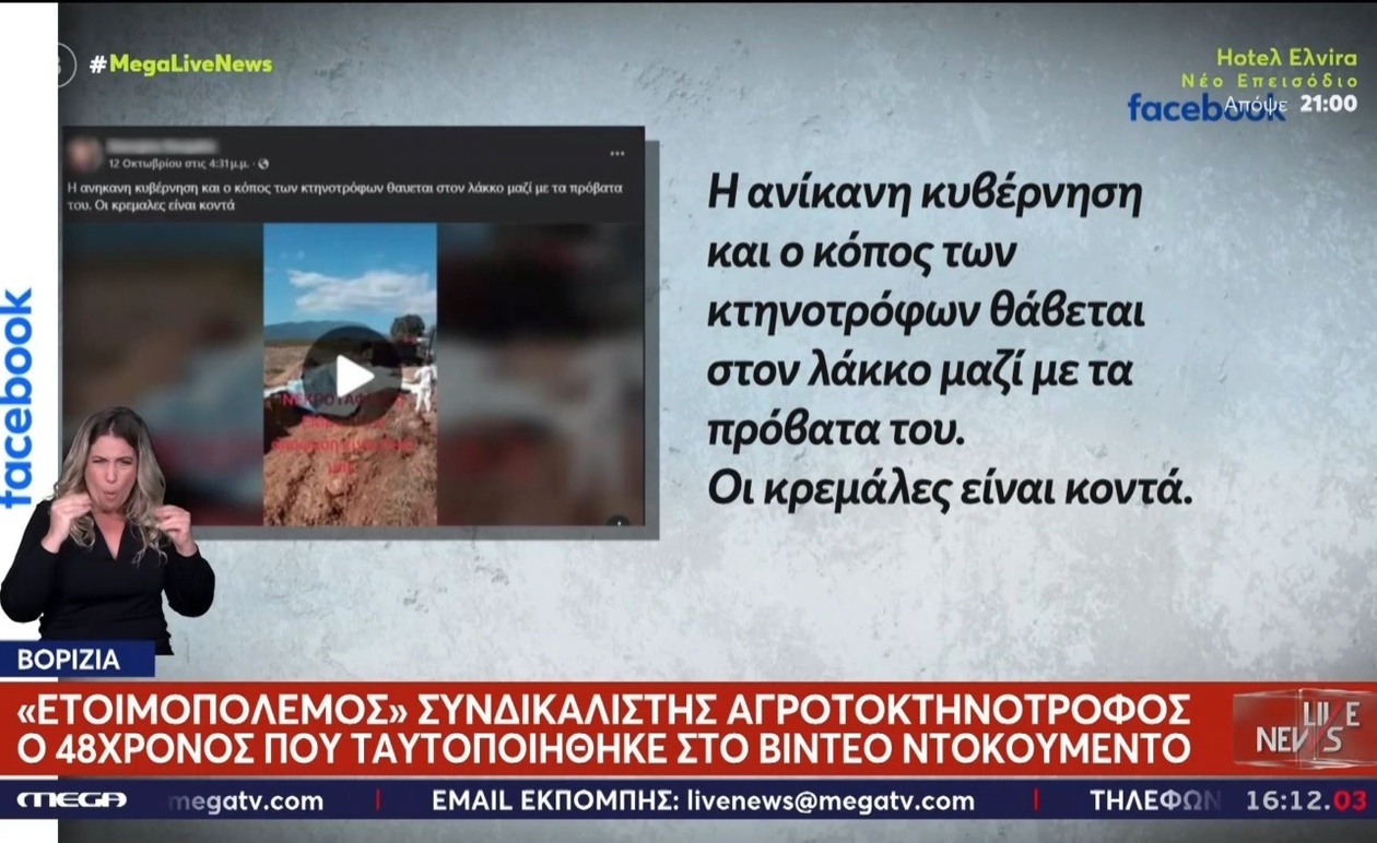 Σύντομη παρουσίαση του 48χρονου από τα Βορίζια και των αναρτήσεων που καλούσαν σε κρεμάλες