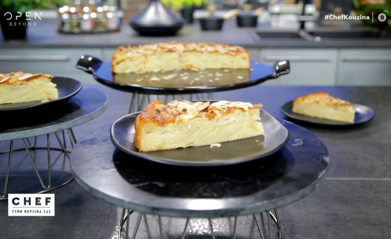 Μια γαλλική μηλόπιτα με ντελικάτη γεύση