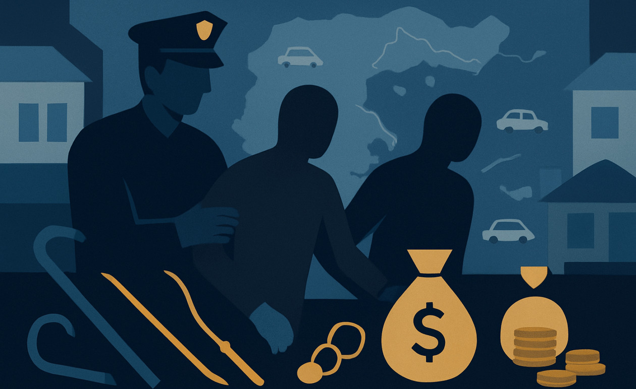 Εξαρθρώθηκε εγκληματική οργάνωση στη Βόρεια Ελλάδα με 4 συλλήψεις και λεία 298.400 ευρώ