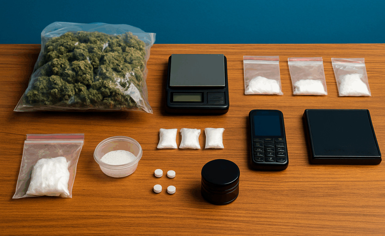 Τέσσερις συλλήψεις στην Αγία Βαρβάρα για κατοχή ναρκωτικών