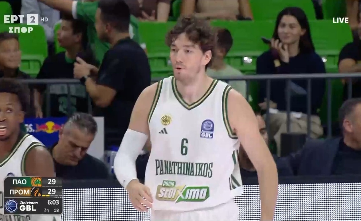 Ο Τσέντι Όσμαν κυρίαρχος στον αγώνα Παναθηναϊκός Προμηθέας